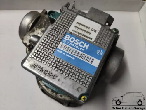 7612310 Bosch 0280000619 Fiat Uno Turbo IE Air Flow Meter View Rear