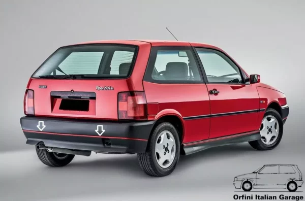 7613916 7614048 - Red Trim for Bumpers - Fiat Tipo Sedicivalvole / Sport View Front