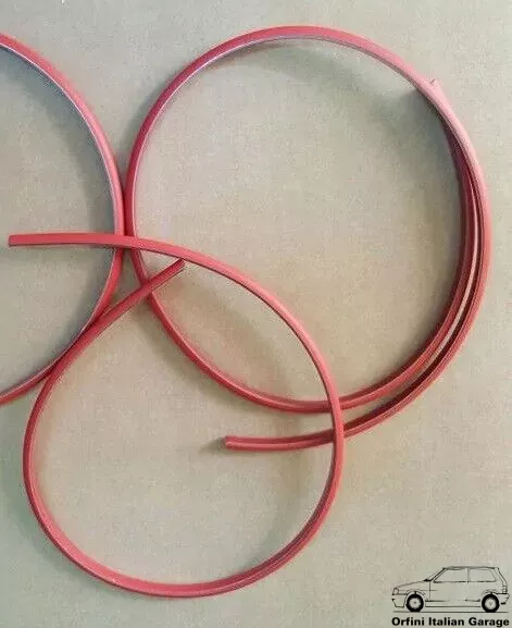 7613916 7614048 - Red Trim for Bumpers - Fiat Tipo Sedicivalvole / Sport View Rear