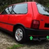 7613916 7614048 - Red Trim for Bumpers - Fiat Uno Turbo IE MK2 View Right
