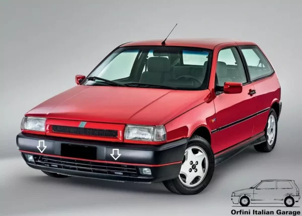 7613916 7614048 - Red Trim for Bumpers - Fiat Tipo Sedicivalvole / Sport View Right