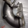 7627490 7627998 Exhaust Pipe Hose Turbo Lancia Thema S2 2.0 Turbo 16V View Front