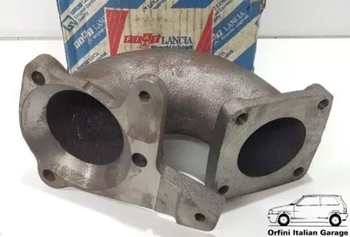 7627490 7627998 Exhaust Pipe Hose Turbo Lancia Thema S2 2.0 Turbo 16V View Front