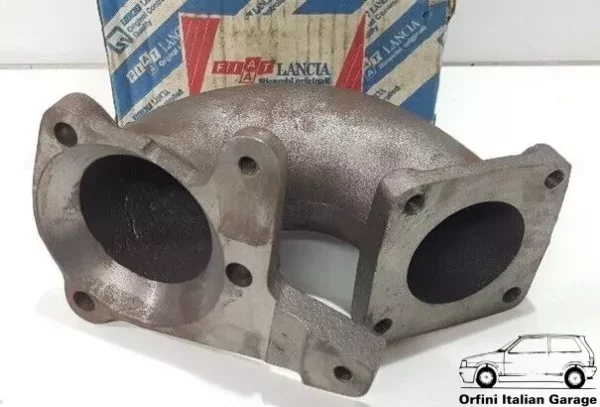 7627490 7627998 Exhaust Pipe Hose Turbo Lancia Thema S2 2.0 Turbo 16V View Front