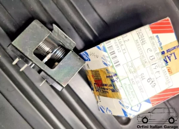 7628446 7542449 - Heater Fan Resistor - Autobianchi Lancia Y10 View Front