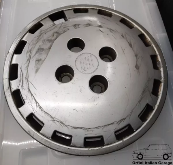 7629745 Fiat Uno MK2 Wheel Hub Cap Borchie Coprimozzo View Rear