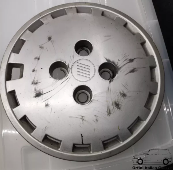7629745 Fiat Uno MK2 Wheel Hub Cap Borchie Coprimozzo View Upper