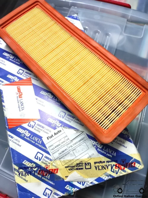 7634041 71736133 - Air Filter Fiat Uno Fiorino 1.7 Diesel View Rear
