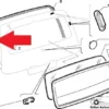 7636494 98604589 Back Door Tailgate Rubber Fiat Cinquecento View Rear
