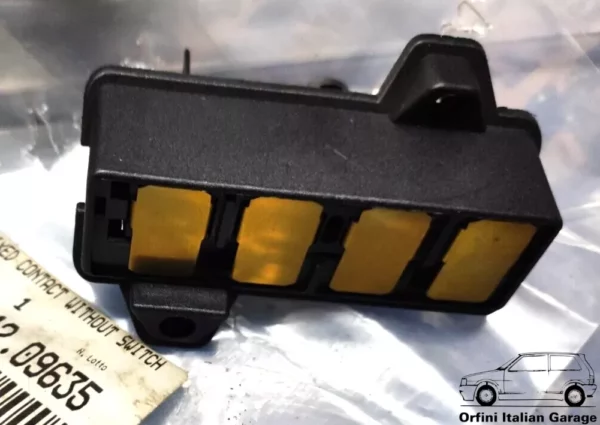 7642033 Tailgate Back Door Wiring Connection Contact Fiat Uno MK2 View Front