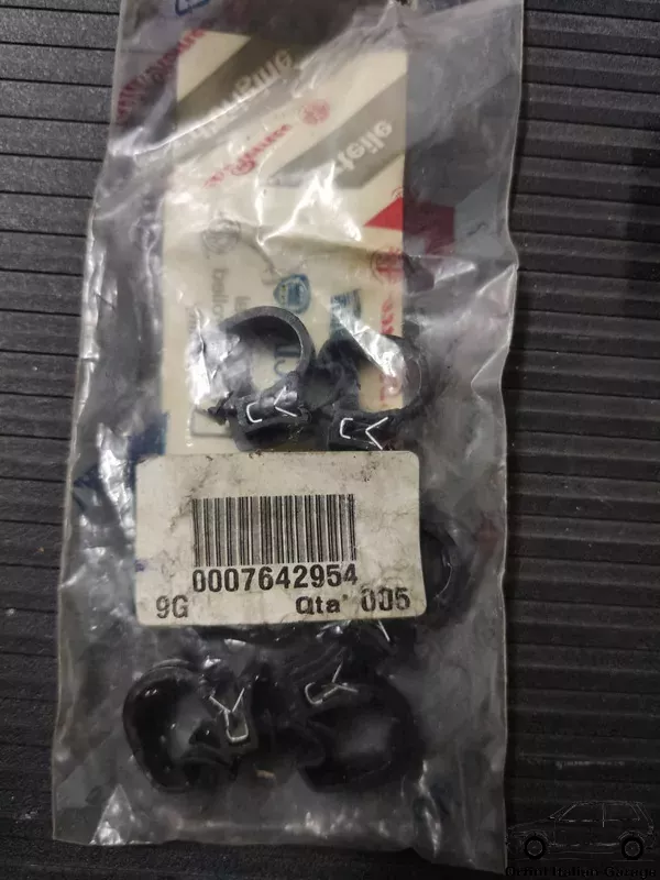 7642954 60810605 Cable Clip Fiat Lancia Alfa Romeo View Front