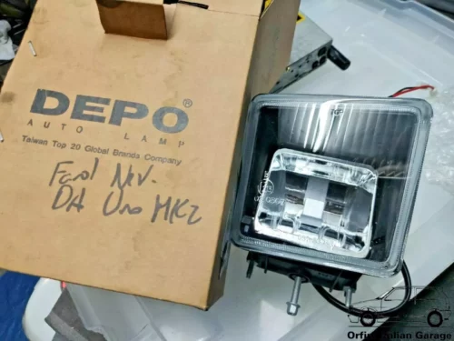 7659997 7699750 7645159 Right Fog Light - Fiat Uno MK2 View Front