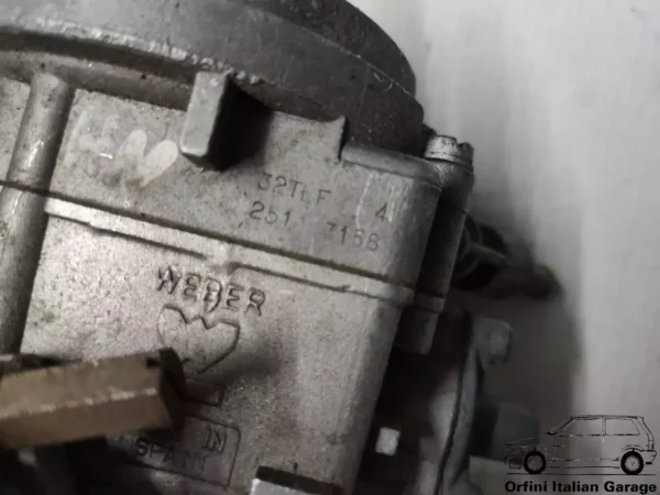7681370 - Fiat Uno 45S Weber 32 TLF 4 Carburettor View Front Close Up