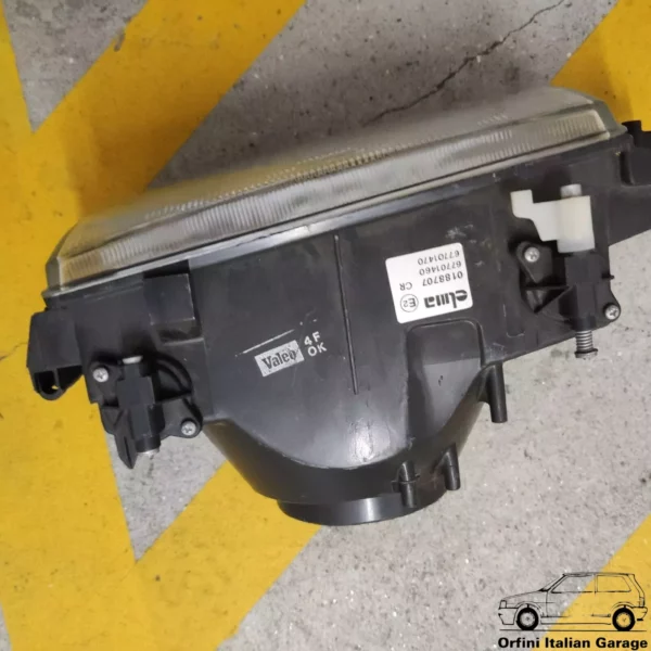 7682911 7595117 7675196 Front Left ELMA Headlight - Fiat Tipo MK1 View Rear