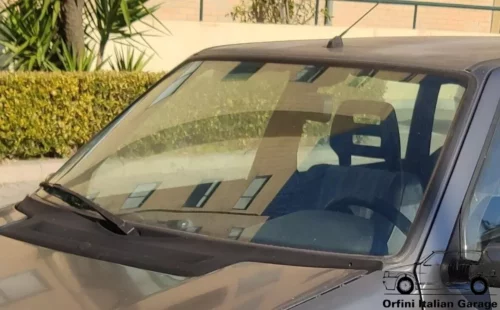 7687639 7687636 - Windscreen Windshield Parabrezza Fiat Uno MK2 Turbo IE Green View Front