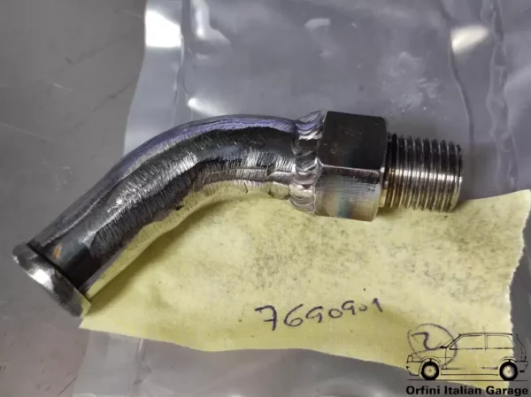 7690901 7612985 Oil Water Pipe Hose Stainless Steel Turbo Fiat Uno Turbo IE View Front