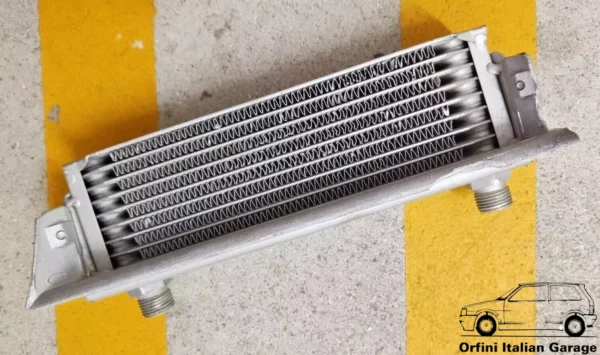 7692224 7551175 - Oil Radiator Fiat Uno Turbo IE + Turbo D MK1 MK2 View Rear
