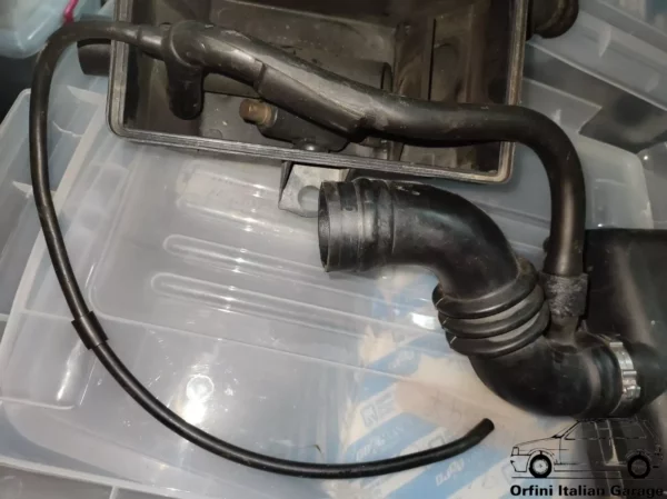 7692458 7724730 7692455 Air Filter Box with Hose Fiat Cinquecento Seicento View Rear