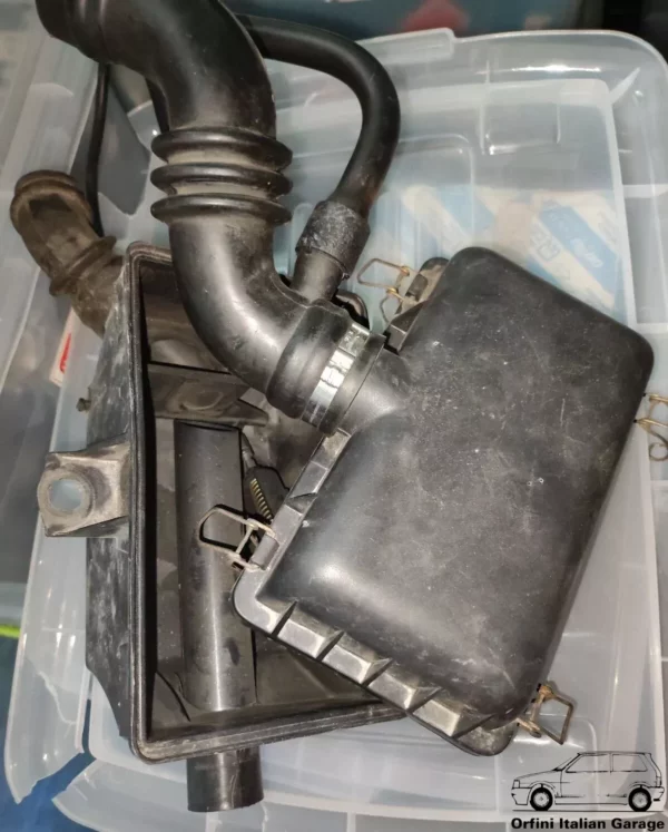 7692458 7724730 7692455 Air Filter Box with Hose Fiat Cinquecento Seicento View Right