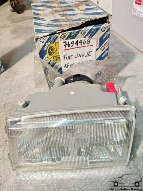 7694968 7680810 Front Left Carello Headlight - Fiat Uno MK2 View Rear