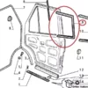 7698654 Right Interior Window Trim Gasket Fiat Ducato Peugeot J5 C25 View Front
