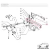 7698807 - Gearbox Tie Rod Selector Tirante Leva Cambio Fiat Uno Turbo View Front