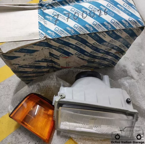 7700026 7642787 Front Right Valeo Headlight - Fiat Uno MK2 View Rear