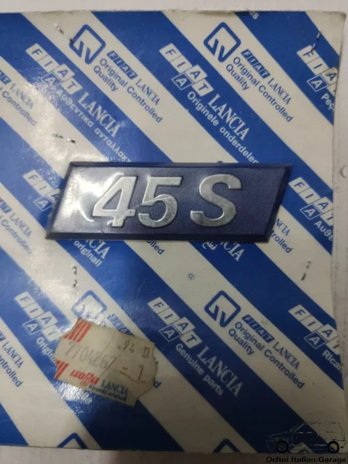 7704267 7660136 Fiat Uno 45S Side Badge View Front