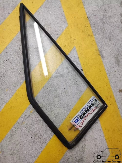 7704338 7663012 7704340 7663010 Front Left Window with Rubber Fiat Ducato J5 C25 View Front