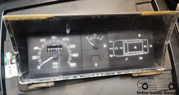 7711508 46756513 Fiat Panda 141 Fuel Injection 900 1000 Instrument Panel View Rear