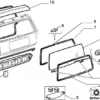 7712335 7702286 Back Door Tailgate Portellone Rubber Fiat Tempra SW Weekend View Rear
