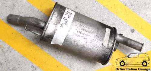 7713238 7711037 7657152 - Exhaust Muffler Silencer Lancia Y10 Fiat Panda 141 View Front
