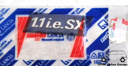 7716638 Fiat Uno 1.1 ie SX Side Badge Scritta Stemma View Front