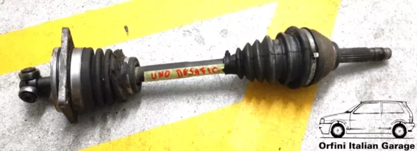 7721633 46476612 46409860 Left Axle Shaft - Fiat Uno View Front
