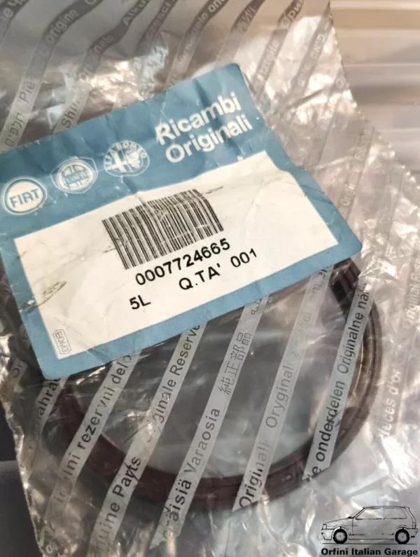 7724665 71754491 Crankshaft Oil Retainer Seal Fiat Lancia View Front