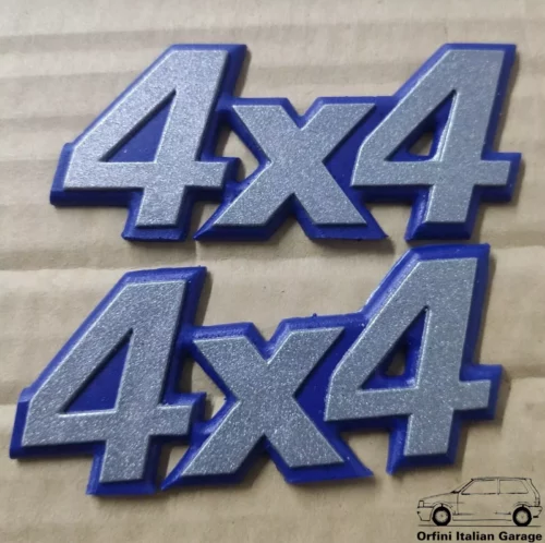 7724868 - Side Moulding Modanatura Badge Scritta - Fiat Panda 4x4 View Front