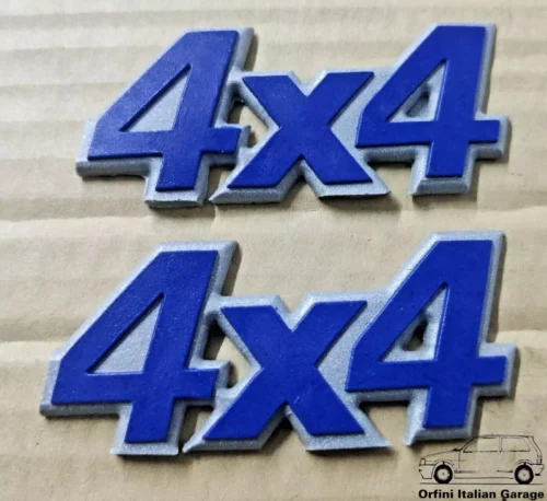 7724868 - Side Moulding Modanatura Badge Scritta - Fiat Panda 4x4 View Front