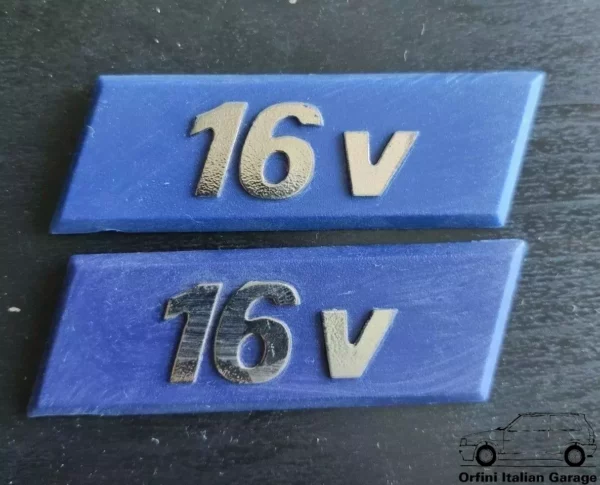 7725822 Fiat Tipo 16v Side Badge View Front