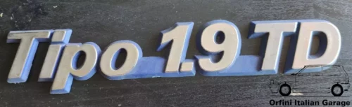7725978 Rear Badge Scritta - Fiat Tipo 1.9 TD View Front