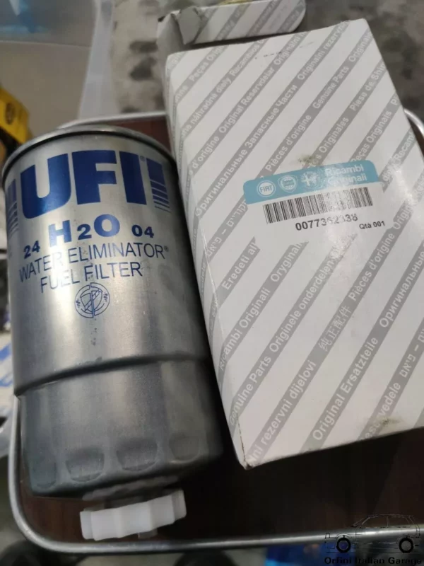 77362338 - Fuel Filter - Fiat Lancia Alfa Romeo View Front