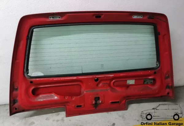 7754427 7634989 7654615 Back Door Tailgate with Window Fiat Cinquecento Sporting View Front