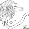 7756525 Intake Hose Pipe Fiat Panda 900 141 View Rear