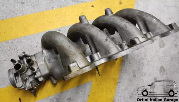 7764938 7720943 Intake Manifold + Throttle Body Lancia Delta Dedra 1.8 2.0 View Right