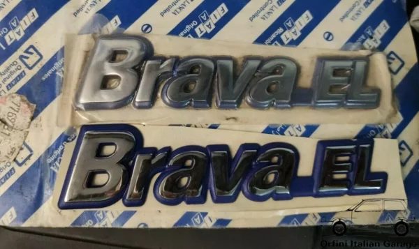 7769731 Fiat Brava EL Rear Badge View Front