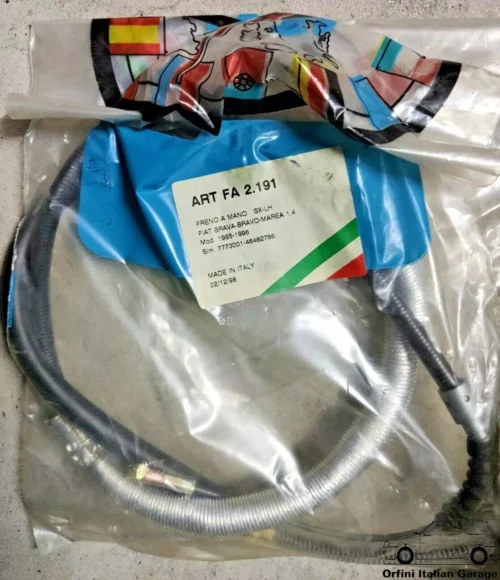 7773001 46462766 46468158 - Hand Brake Handbrake Cable Fiat Bravo Brava View Front