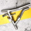 7774060 7745394 Stainless Steel Water Pipe Hose Lancia Thema 2.0 Turbo View Front