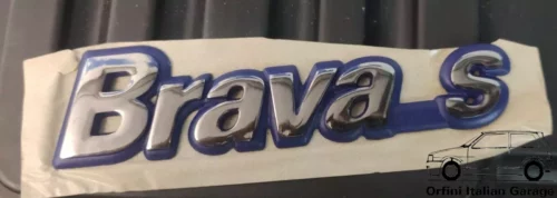 7791366 Fiat Brava S Rear Badge View Front