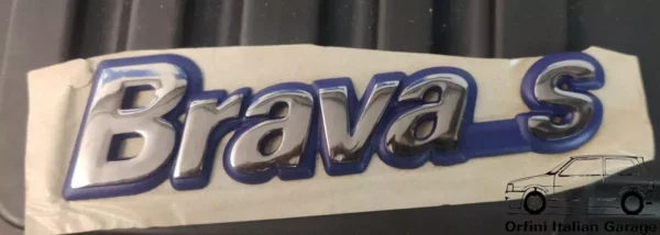 7791366 Fiat Brava S Rear Badge View Front