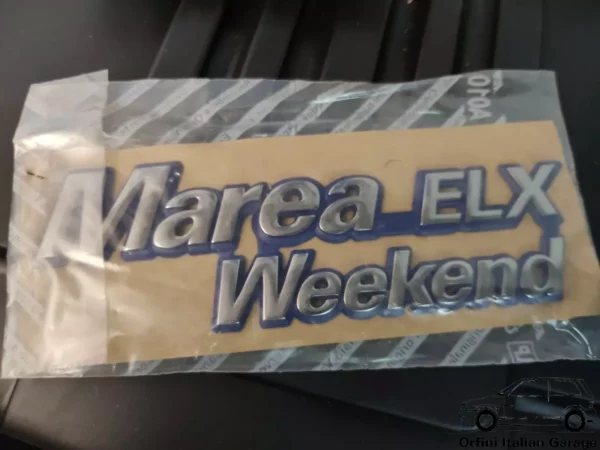 7793770 Fiat Marea ELX Weekend Rear Badge View Front