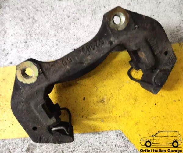 793633 Front Brake Caliper Pads Support Bracket Fiat Croma Lancia Delta View Front